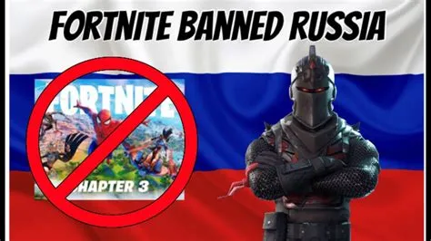 Did fortnite ban russian players?