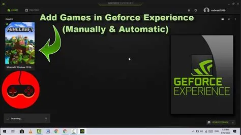 How do i manually add games to geforce now?