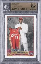 How much is lebron rookie card worth?