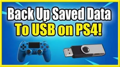 How do i backup my ps4 save data?