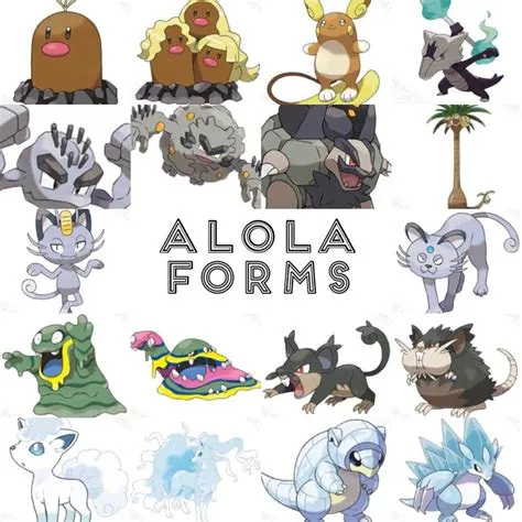 Can you get alolan forms in scarlet?