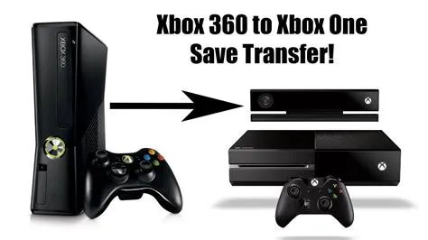 Can you save xbox 360 games on xbox one?