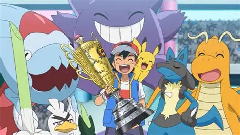 Did ash finally win?