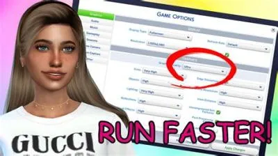 Does laptop mode make sims 4 run faster?