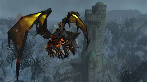 Can the karazhan mount fly?