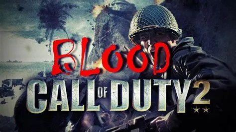 Can you turn off blood in call of duty?