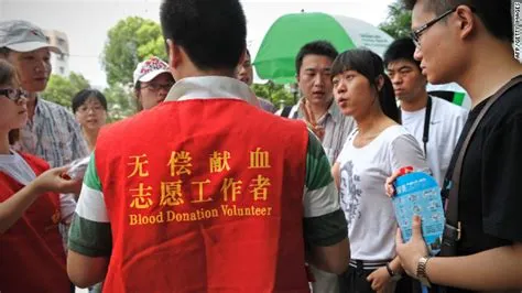 Is blood banned in china?