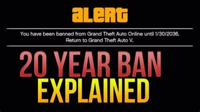 How long is gta 5 ban?