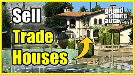 Can you sell one of your houses in gta?