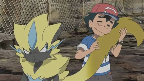 Does ash have zeraora?