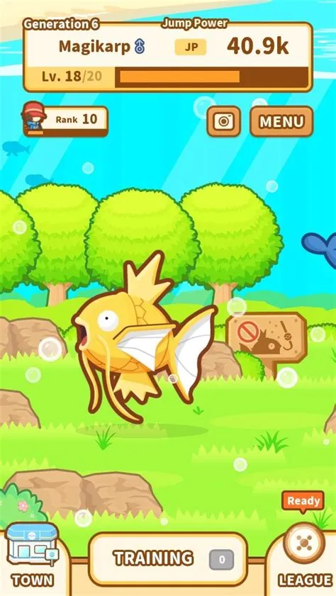 What happens if you catch a magikarp over level 20?