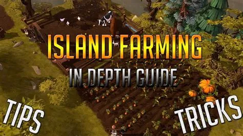 Can you farm in albion without an island?