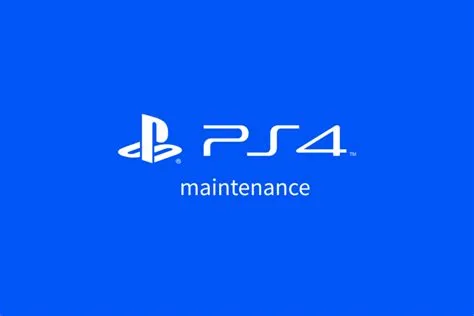 How long do ps4 maintenance last?