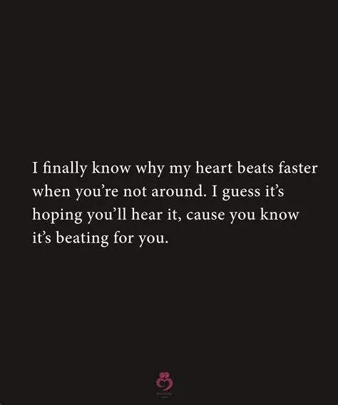 Why does my heart beat fast when i talk to someone?