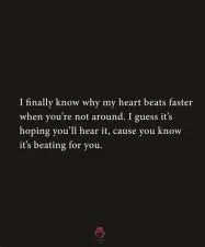 Why does my heart beat fast when i talk to someone?