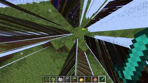 Why does my minecraft look glitched?