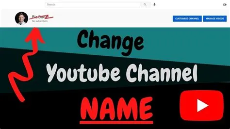 Can i rename my youtube channel?