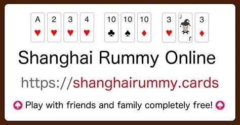 Do runs have to be same suit in shanghai rummy?