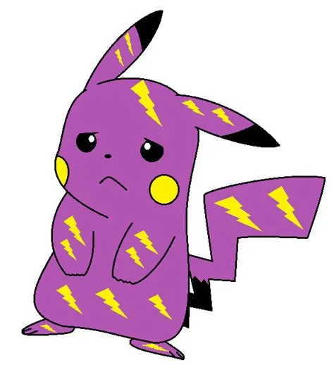 What is the purple pikachu called?