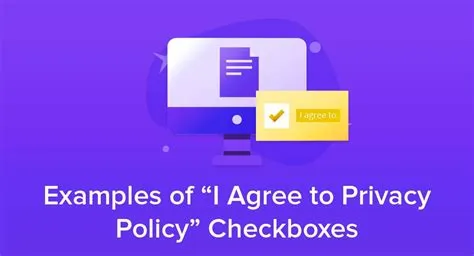 Is it ok to agree to privacy policy?