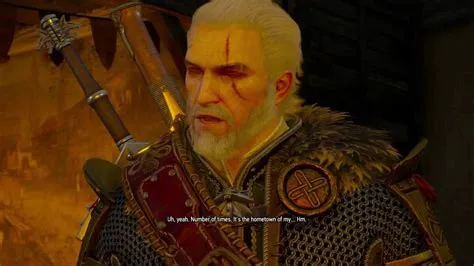 Why does geralt talk weird?