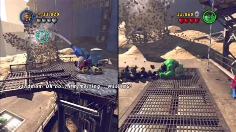 Can you play lego batman split-screen?