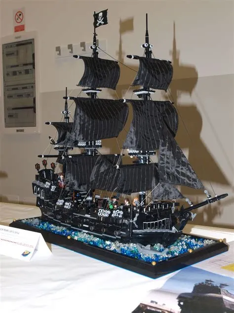 How tall is the lego pirate ship?