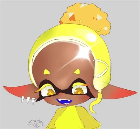 Who is the girl with the big forehead in splatoon 3?