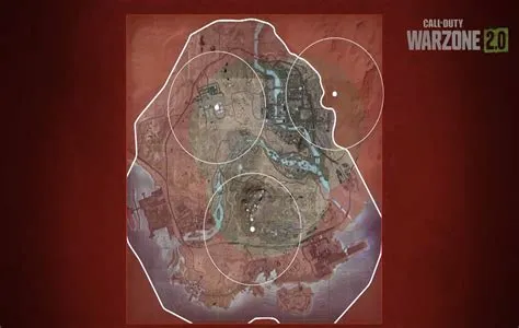 Why is there 2 circles in warzone 2?