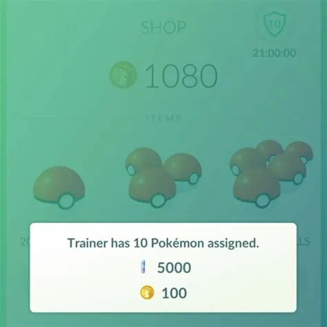 What is the reward for defending gym?