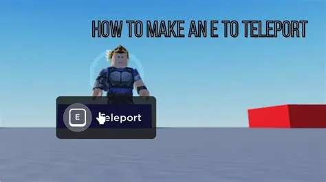 How do you enable teleport on roblox?