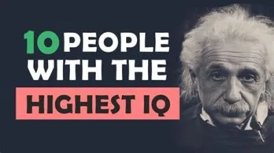 Do all geniuses have a high iq?