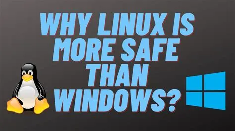 Is linux safe or not?