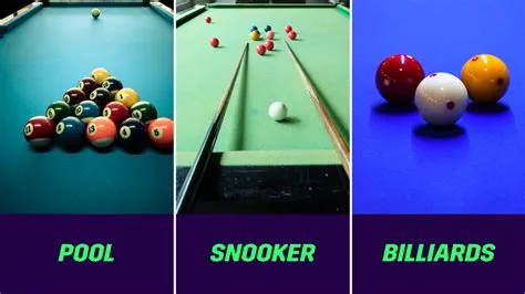 Is snooker more skillful than pool?