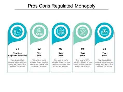 What are the pros and cons of a monopoly?