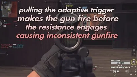 Does mw2 use adaptive triggers?