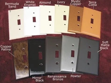 What color light switch covers?