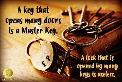 What master key can open any door?