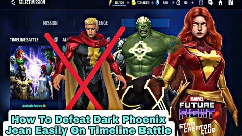 Who can defeat dark phoenix?