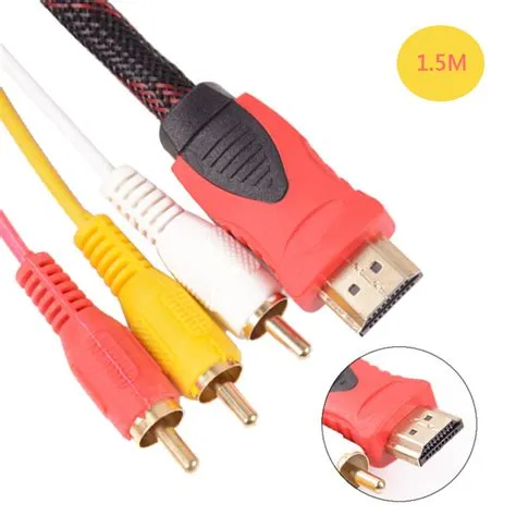 Does hdmi replace the red yellow and white cables?