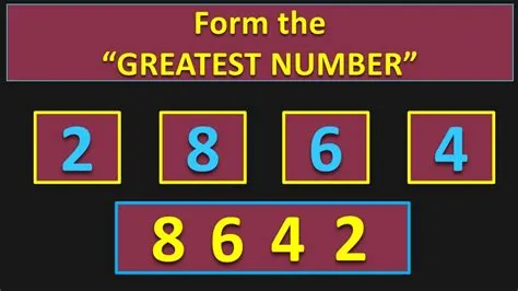 What is the greatest one digit number?