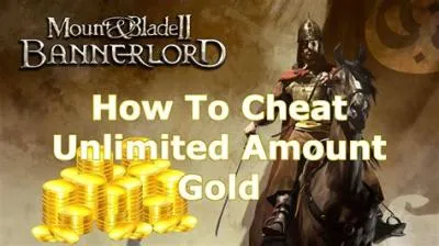 Is there a money cheat in bannerlord?