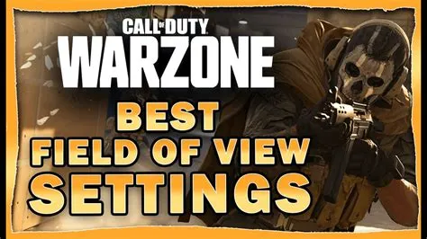 What is the best warzone field of view settings?