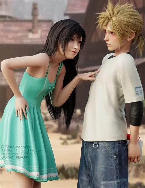 Are tifa and cloud friends?