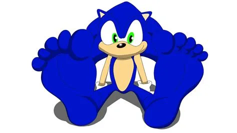 Does sonic have 3 toes?