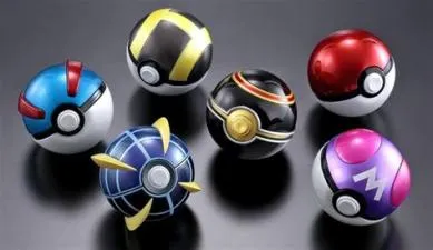 What are the blue pokémon balls called?