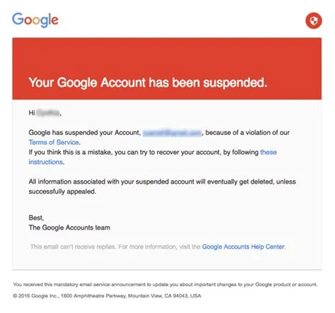 Does ea email you if you get banned?