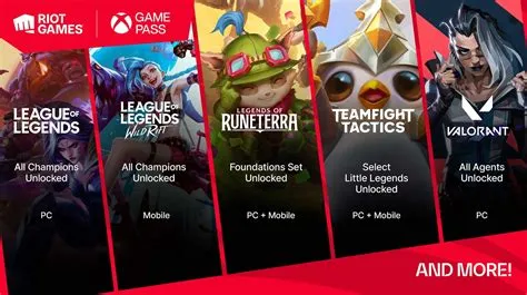 How do you unlock league of legends on xbox game pass?