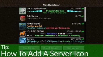 How to add a minecraft server?
