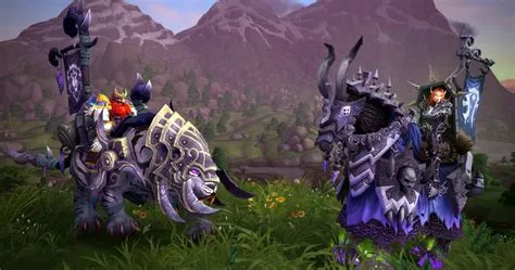 Can horde use alliance mounts?